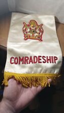 Masonic DeMolay White Comradeship Banner 28