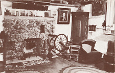 Little Norway Cabin Interior-Blue Mounds, Wisconsin WI-unposted vintage postcard picture