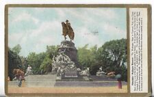 Vtg Postcard-Washington Monument - Fairmount Park, Philadelphia, PA 1912 picture
