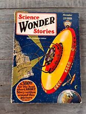 Science Wonder Stories 1929 November.  pulp picture