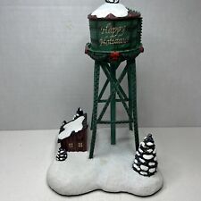 Hawthorne Village -  Holiday Towers Train Accessory - Happy Holidays Water Tower picture