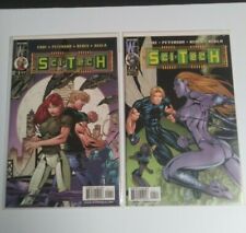 Sci-Tech Issues #1 & #4 Comic Book Lot 1999 Wildstorm Comics NM (2 Books) picture