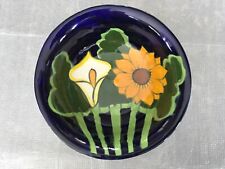 Talavera Pottery 5.5” Cala Lily & Sunflower Soup/Cereal Bowl Mexico Lead Free  picture