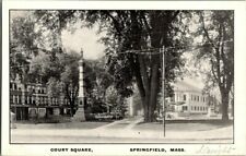1905. COURT SQUARE. SPRINGFIELD, MASS POSTCARD. EP28 picture