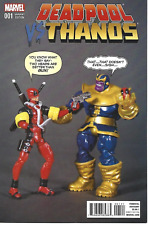 DEADPOOL VS THANOS #1 ACTION FIGURE VARIANT MARVEL COMICS 2015 BAGGED BOARDED picture