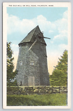 Old Windmill, Mill Road, Falmouth MA,  Postcard picture