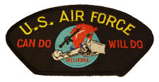 USAF AIR FORCE CHARGING CHARLIE RED HORSE CAN DO WILL DO PATCH CIVIL ENGINEER picture