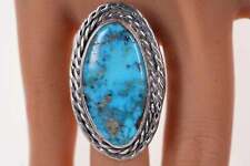 sz8.5 Vintage Navajo Sterling and turquoise ring1 picture