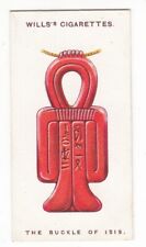 ANCIENT EGYPT: Vintage 1923 Egyptian Magic Charm Card THE BUCKLE OF ISIS picture