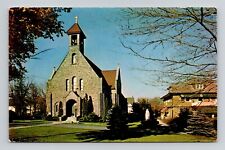Postcard St Ann Church in Tobyhanna Pennsylvania, Vintage Chrome M10 picture