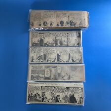 1937-39 Little Orphan Annie Mixed Months Lot of 5  10-11x3-4 MROA15 picture