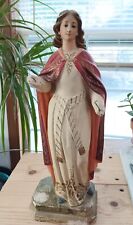 Antique religious statue plaster Spain picture