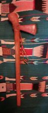 **AWESOME VINTAGE NATIVE AMERICAN CATLINITE PIPE STONE WAR CLUB NICE** picture