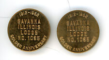 2 1912-1962 50th Loyal Order of Moose, Lodge No. 1095, Savanna, Illinois Medals picture