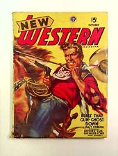 New Western Magazine Pulp 2nd Series Oct 1947 Vol. 15 #3 VG Low Grade picture