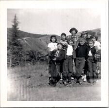 Boy Scout Troop 153 On A Hike Brotherhood Americana 1950s Vintage Photograph picture