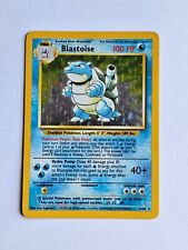 Blastoise 2/102 Base Set Rare Holo Pokemon Card WOTC 1999 - Excellent picture