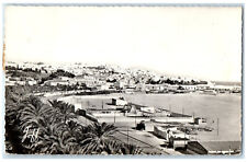 1960 The Beach and The Kasbah Tangier Morocco Vintage RPPC Photo Postcard picture