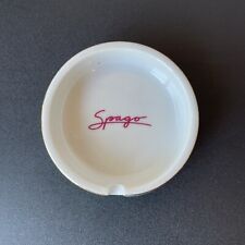 Vintage Spago Restaurant Beverly Hills Los Angeles CA Ashtray Dish White Ceramic picture