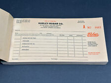 Harley Robar 1930's Motorcycle Dealer Mechanic receipt Colorado Springs CO  picture
