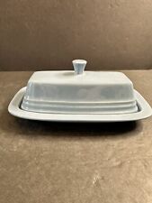 Fiesta Small Covered Butter Dish Periwinkle Blue Fiestaware Homer Laughlin picture