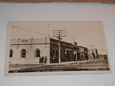 OHIOWA NEBRASKA - 1907-1910'S ERA RPPC POSTCARD - THE BANK CORNER - FILLMORE CO. picture