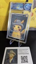Pikachu With Grey Felt Hat 085 Promo Card Pokemon X Van Gogh Museum - Arkezon 10 picture