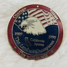 Vtg 1990 California Jaycees Enamel Member Lapel Pin - Land of Champions picture