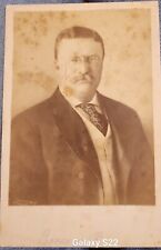 RARE Early 1900's  THEODORE ROOSEVELT Cabinet Card Photo By PACH bros. 1904 picture