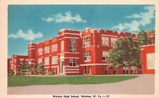Vintage Postcard 1920's View of Weirton High School Weirton West Virginia VA picture