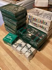 Dept 56 LOT OF 15 Villiage Lamp Posts And Light Bulbs String Plus Adapter picture