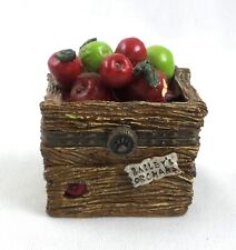 Boyds Bears Treasure Boxes ~ Candace's Apple Crate w/Doc McNibble ~ no box picture