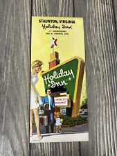 Vintage Holiday Inn Staunton Virginia Advertisement Souvenir picture