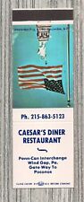 Matchbook Cover-Caesar's Diner Restaurant Wind Gap PA-9334 picture
