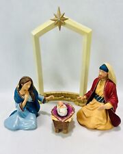 Hallmark Nativity 2005 Holy Family Baby Jesus Joseph Mary Christmas Star - Read picture