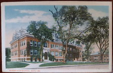 Morse High School Bath Maine White Border Unused 1920s picture