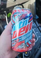 One (1) 12 oz. Can Mountain MTN Dew Star Spangled Splash NEW CAN picture