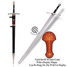 44'' Medieval Knights Swords With Sacbbard  knife Antique Swords Military Sword picture