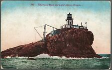 Tillamook Rock Light House Postcard Tillamook County Oregon picture