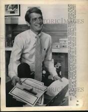 1972 Press Photo State Senator and Charles Wilson of Lufkin, Texas at Office picture