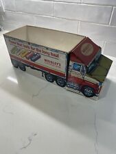 Vintage Wrigley’s Chewing Gum Countertop Die Cut Cardboard Display Semi Truck picture