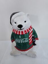 1995 COCA-COLA AUTHORIZED COLLECTION BEAR COOKIE JAR picture