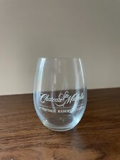 Chateau Ste Michelle Vintage Reserve Club Winery Wine Glass Woodinville WA picture