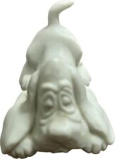 VTG 1975 Hallmark Miniature Fine Bisque Porcelain Bassett Hound Dog Figurine 2