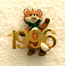 1996 Hallmark Keepsake Fabulous Decade Red Fox Christmas Ornament- 7th In Series picture