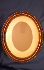 Vintage 50s/60s Beautiful Oval Carved Design Picture Frame, 16.5 