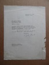 1938 Sally Rand Typed Letter Signed Influential Burlesque Dancer and Actress TLS picture