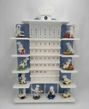 Pillsbury Doughboy Calendar Danbury Mint Complete All Figurines Tiles Vtg 1997 picture