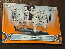 2019 Topps Star Wars Chrome Legacy Rebels Under Attack Orange /25 Card 76 NM picture