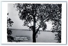 Alexandria Minnesota MN Postcard RPPC Photo View Of Lake Carlos 1959 Vintage picture
